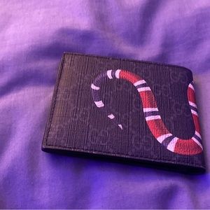Gucci wallet men snake